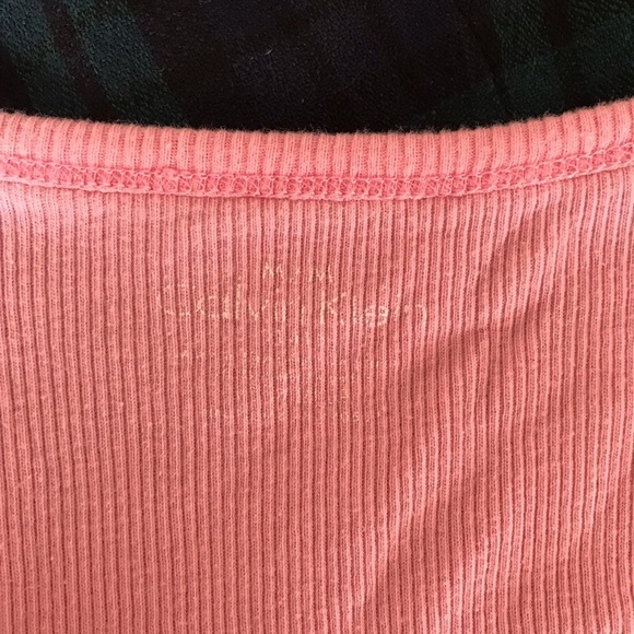 Pink Ribbed Tank - Picture 4 of 4